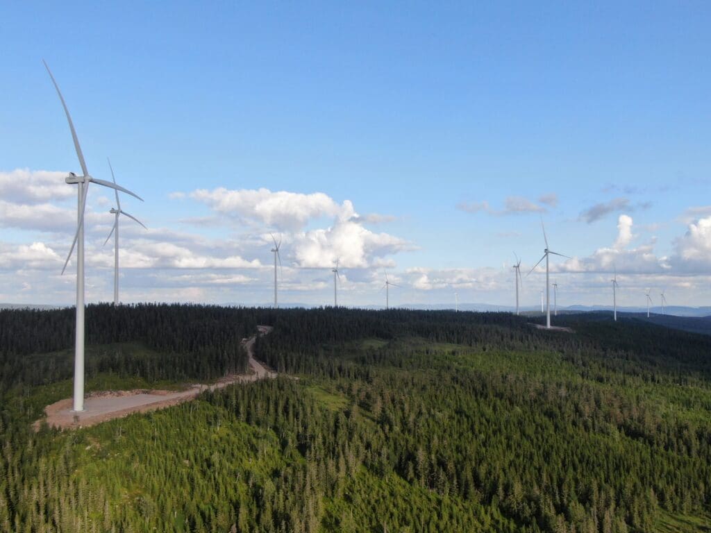 Bildet viser turbiner